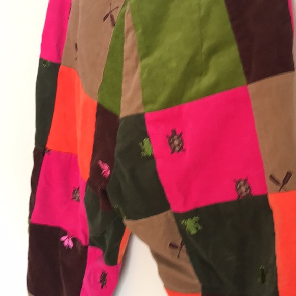Vintage Lilly Pulitzer Patchwork Cords Pants - Picture 7 of 13